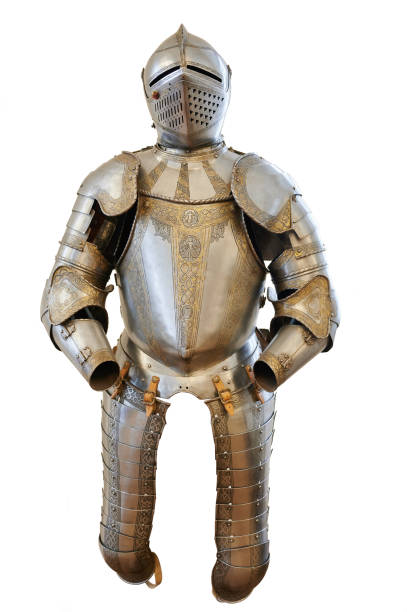 old decorated knight armor - full metal jacket imagens e fotografias de stock