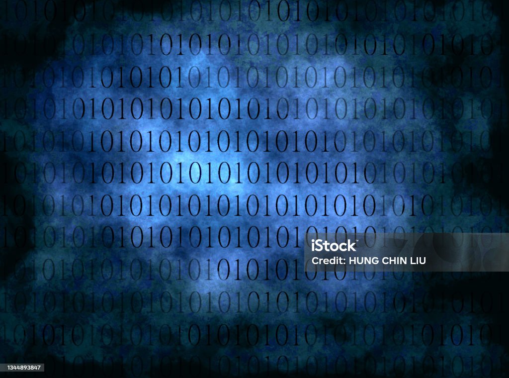 Binary Computer Code Background Gradient 01 Numbers Pattern Data And ...
