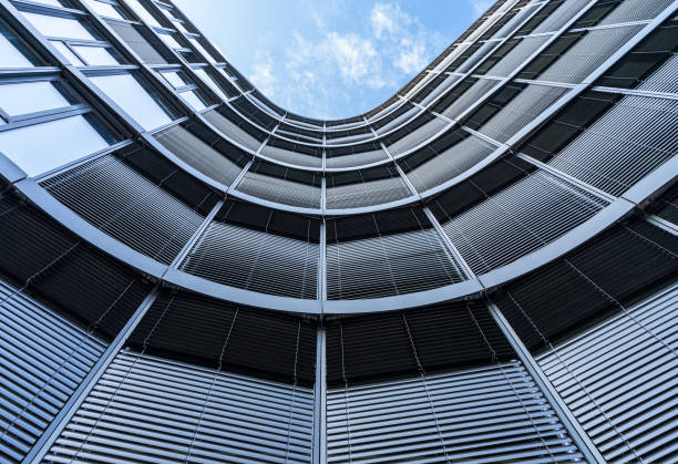 istock Low Angle View Of Modern Building Against Sky 1344902148