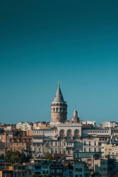 galata tower istanbul - wieża galata zdjęcia i obrazy z banku zdjęć