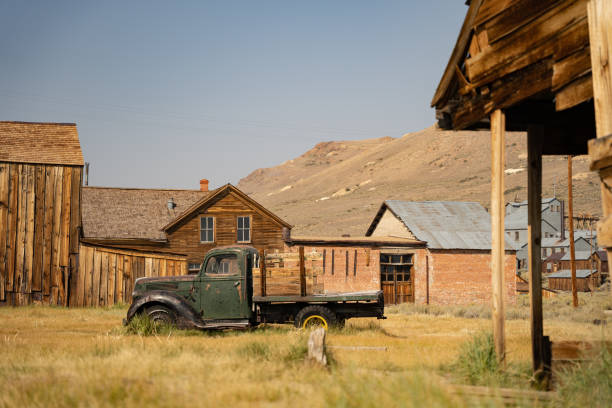 istock Bodie Ghost Town Flatbed Farm Truck 1344907779
