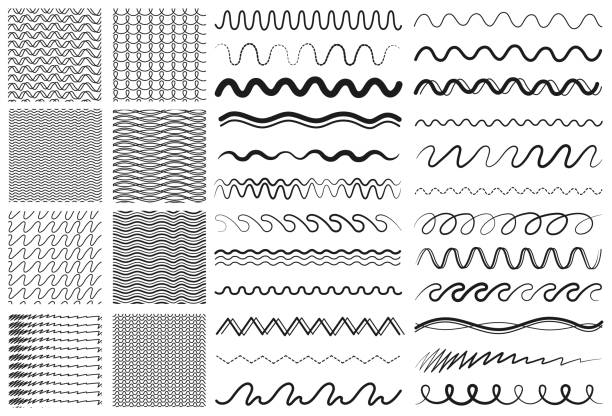 Whacky Line Patterns Wiggly Lines Illustrations, Royalty-Free Vector Graphics & Clip Art ...