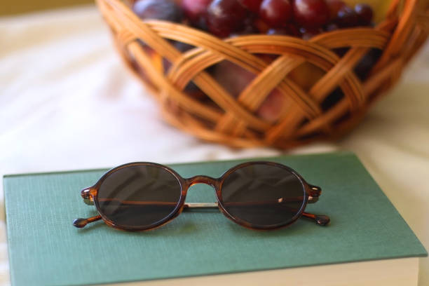 istock Picnic Basket, Book and Sunglasses 1344923041