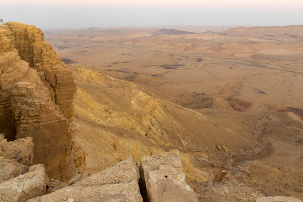 istock Sunset in the edge of Makhtesh (crater) Ramon, Negev Desert 1344924220