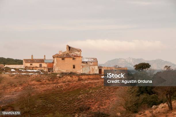 Lonely And Secluded Farm Stock Photo - Download Image Now - Ancient, Architecture, Color Image