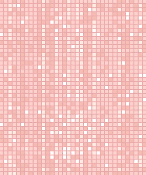 ilustraciones, imágenes clip art, dibujos animados e iconos de stock de fondo dorado de píxeles, mosaico dorado texturizado, ilustración vectorial 10eps. - pink backgrounds glitter shiny