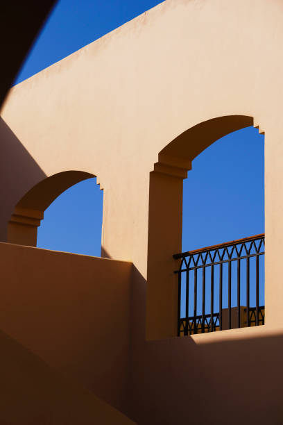istock Typical Geometry Of The Arabic Architecture. Arabic window architecture with decorative elements. 1344934636