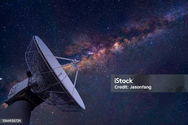 Radio Telescope Stock Photo - Download Image Now - Radio Telescope, Satellite Dish, Satellite