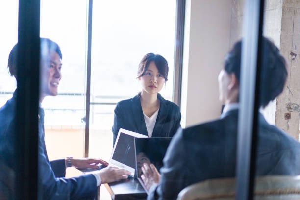 istock Business person having a meeting 1344938919