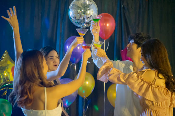 istock New year’s Party with friend. 1344941944
