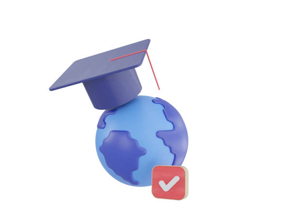 istock online education 3d illustration icons. e-book, online lecture, curriculum, planet blue isolated on white background 1344953048