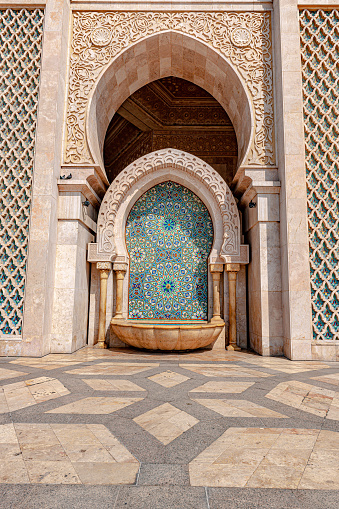 The Hassan II Mosque This one is the largest mosque in Morocco and the 13th largest in the world.