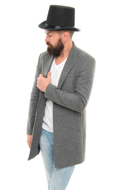 istock Time traveller. Street performance. Man bearded guy magician. Magic trick performance concept. Circus magic trick performance. Entertainment and theatre. Magic show. Master of cunning tricks 1344969586