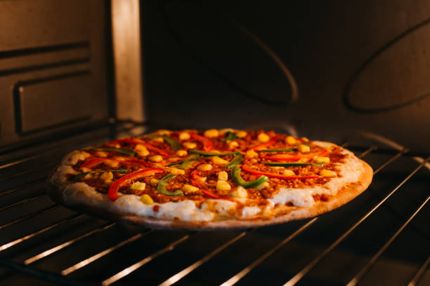 istock Grill Pizza in Oven 1344973469