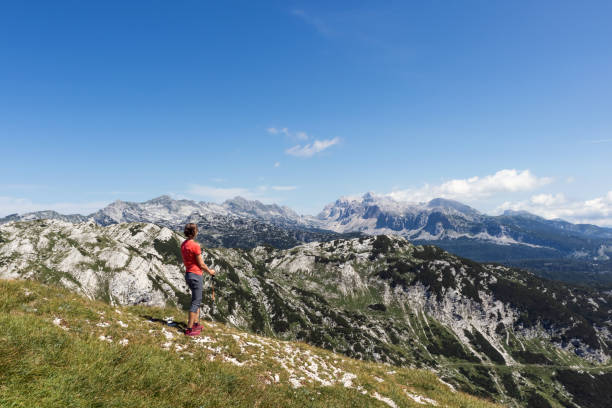 istock Relaxed woman enjoying a view 1344976322