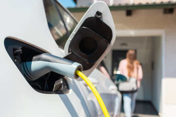 istock EV Charger station at home 1344977050