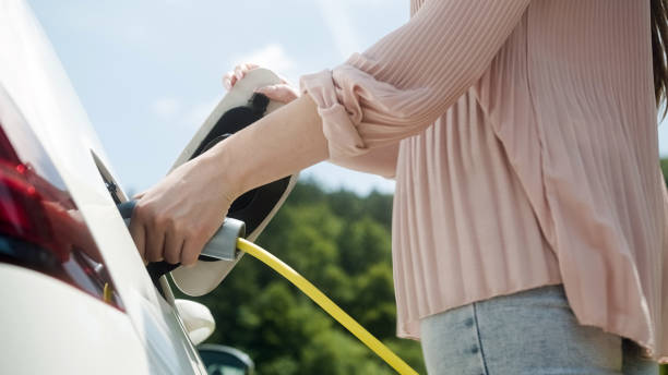 istock EV Charger station at home 1344977295