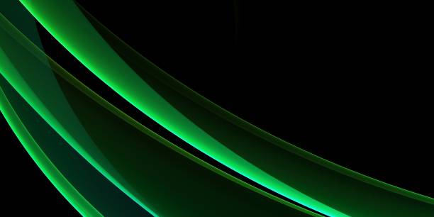 istock Green wave abstract background can be use cover, banner, wallpaper, flyer, brochure, book, printing media, card, web background 1344978579