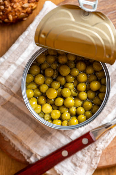 Canned green peas