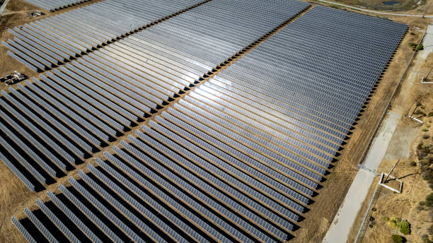 istock Solar Farm in Richmond California 1344983512