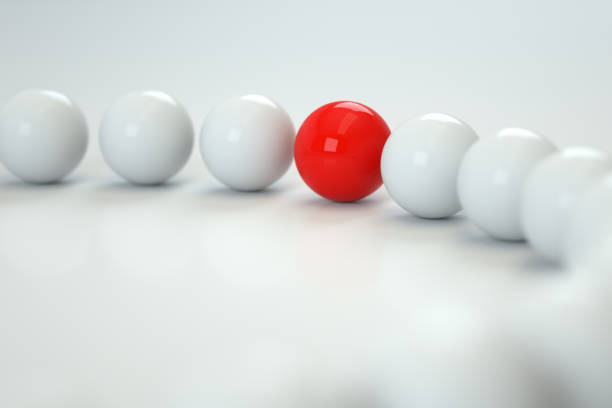 istock Teamwork and Leadership, Spheres in Circular Shape 1344983574
