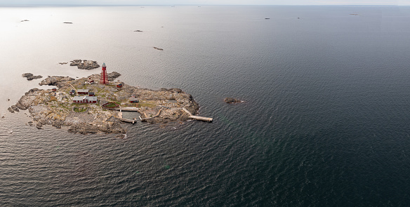 Hamnskar island with Pater Noster lighthouse