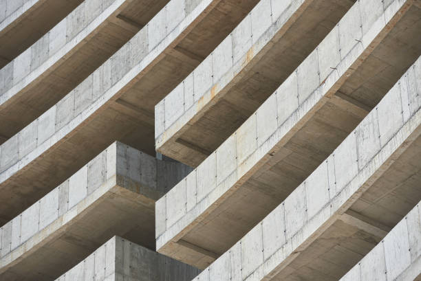 istock Modern monolithic construction of a residential building, high precision 1344996438