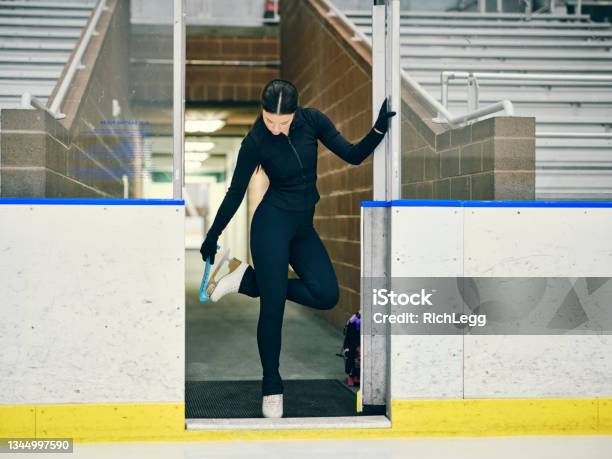 Figure Skater In Training Stock Photo - Download Image Now - Figure Skating, Adult, Building Entrance