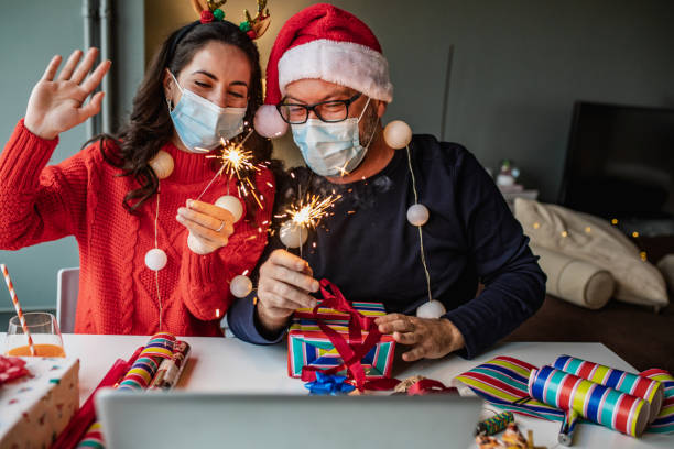 istock This year we celebrate New Year at home 1345002576