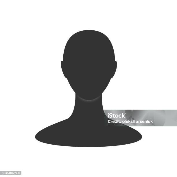 Gender Neutral Profile Avatar Front View Of An Anonymous Person Face Stock Illustration - Download Image Now