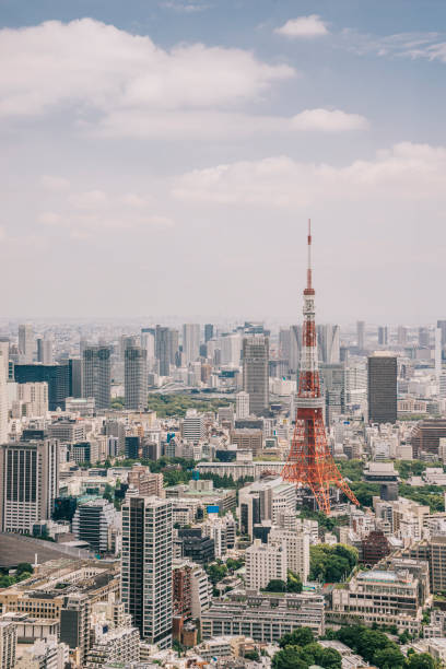 istock Tokyo cityscape from Roppongi 1345006035