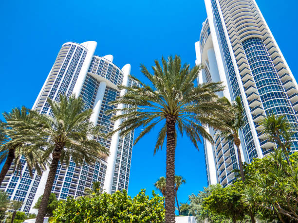 istock Big buildings in Miami - Florida USA 1345006093