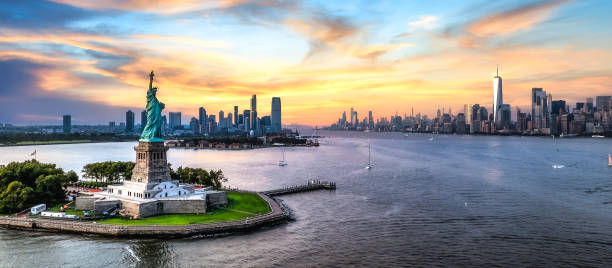 istock Manhattan Statue of Liberty 1345010038