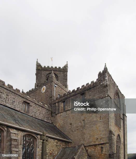 The Historic Medieval Cartmel Priory In Cumbria Now The Village Parish Church Of St Micheal And Mary Stock Photo - Download Image Now