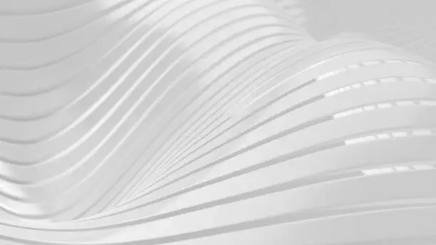 Photo of Waves. Abstract white background.
