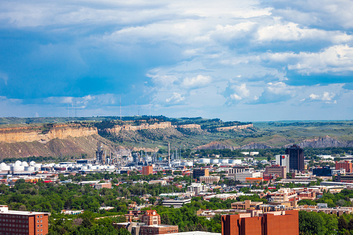 City view. Billings, Montana, USA.