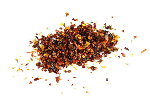 istock A mixture of seasonings scattered on a white background 1345030859