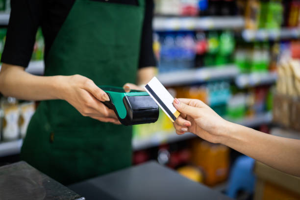 istock Contactless payment by credit card 1345041033