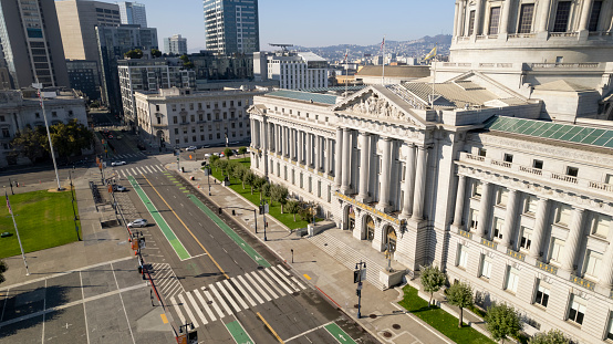 A beautiful shot of  San Francisco City Hall SoMa USA