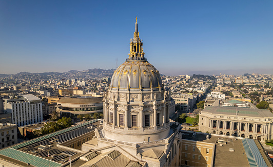 High quality stock photo of San Francisco's City Hall