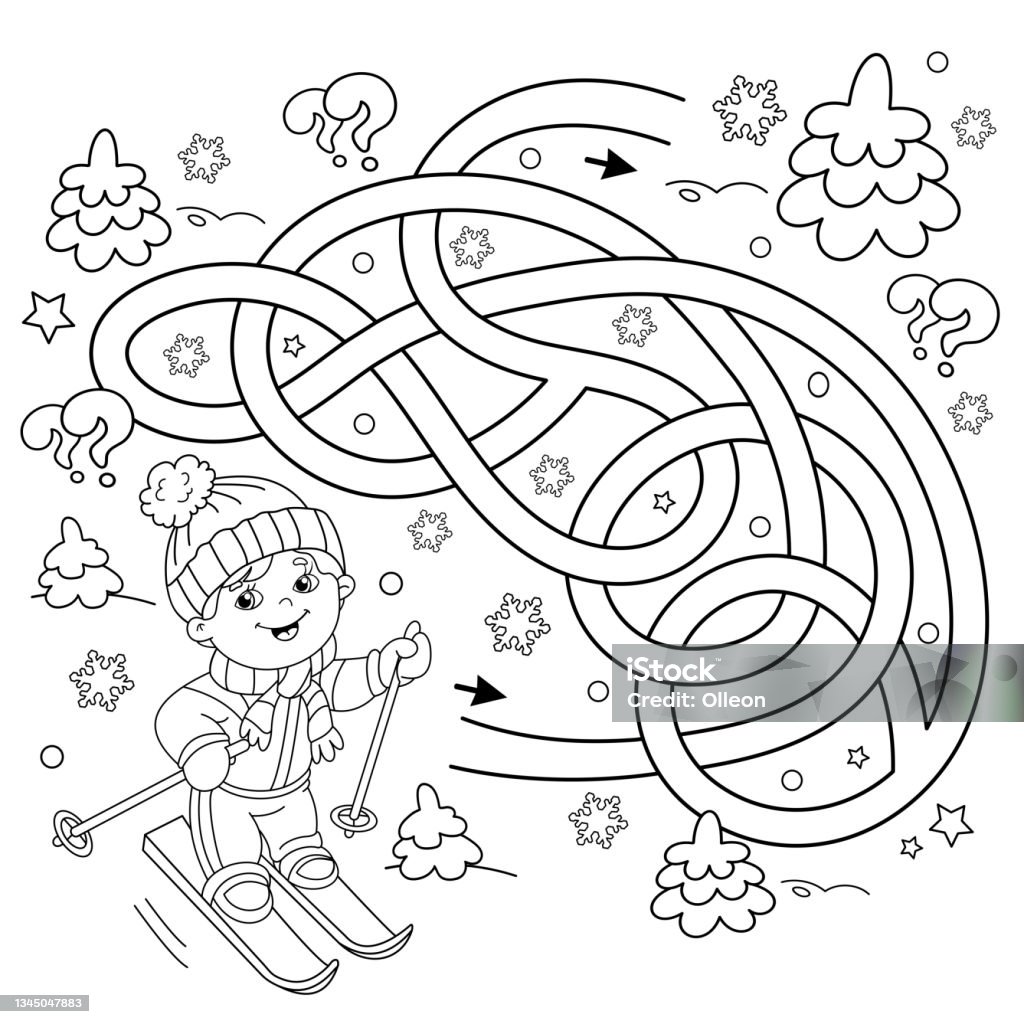 Ilustración de Laberinto O Juego De Laberinto Rompecabezas Camino Enredado Dibujo Para Colorear Esquema Del Esquí De Niño De Dibujos Animados Deportes De Invierno Libro Para Colorear Para Niños y más Vectores Ilustración de Laberinto O Juego De Laberinto Rompecabezas Camino Enredado Dibujo Para Colorear Esquema Del Esquí De Niño De Dibujos Animados Deportes De Invierno Libro Para Colorear Para Niños y más Vectores