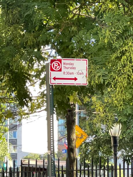 istock Street Sweeping No Park Sign 1345048876