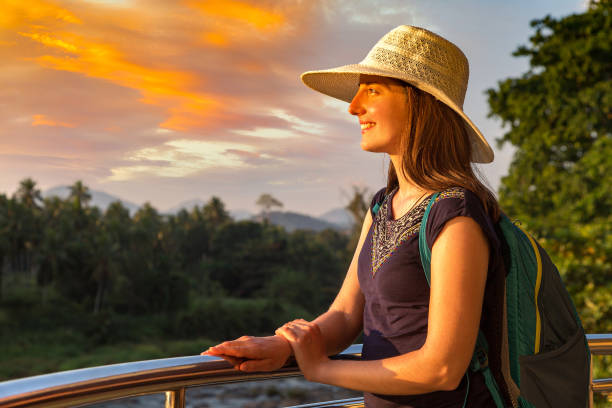 istock Woman on balcony in Sri Lanka 1345050649