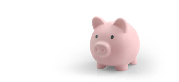 istock Piggy bank and money saving 1345056206