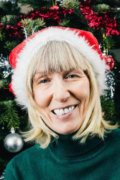istock Senior woman enjoying Christmas 1345062275