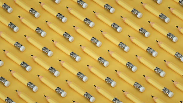 istock Small Pencils, Back to School, Minimal Idea Background 1345066170