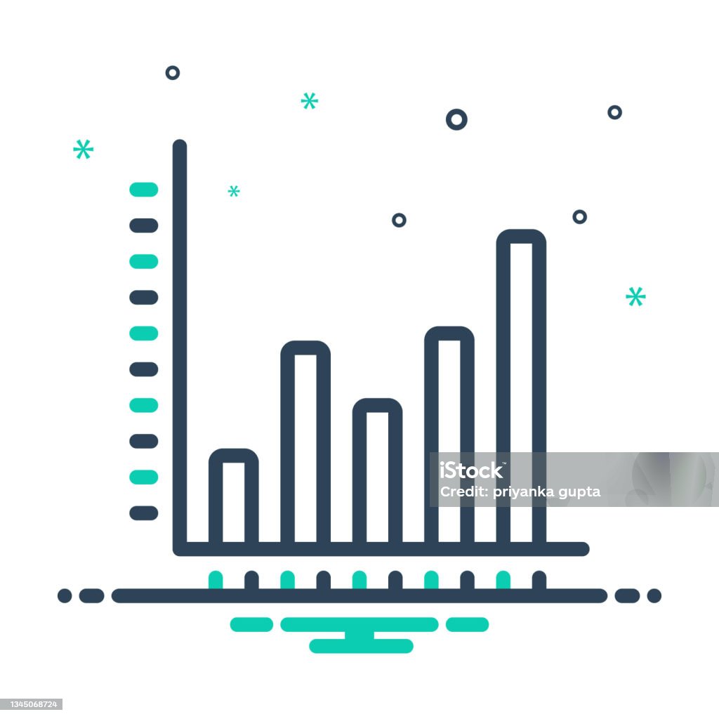 Figure Number Graph Figures Numerical Data Stock Illustration - Download Image Now ...
