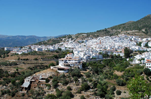 istock White town in mountains, Competa, Spain. 1345074154