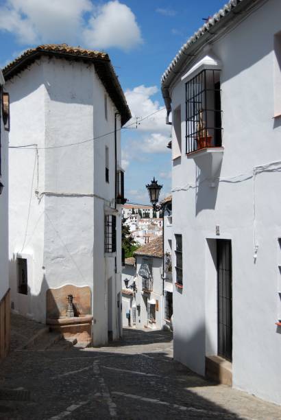 istock Old town street, Ronda, Spain. 1345074377