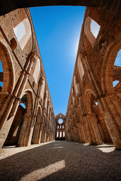 abadia de san galgano - san galgano - fotografias e filmes do acervo